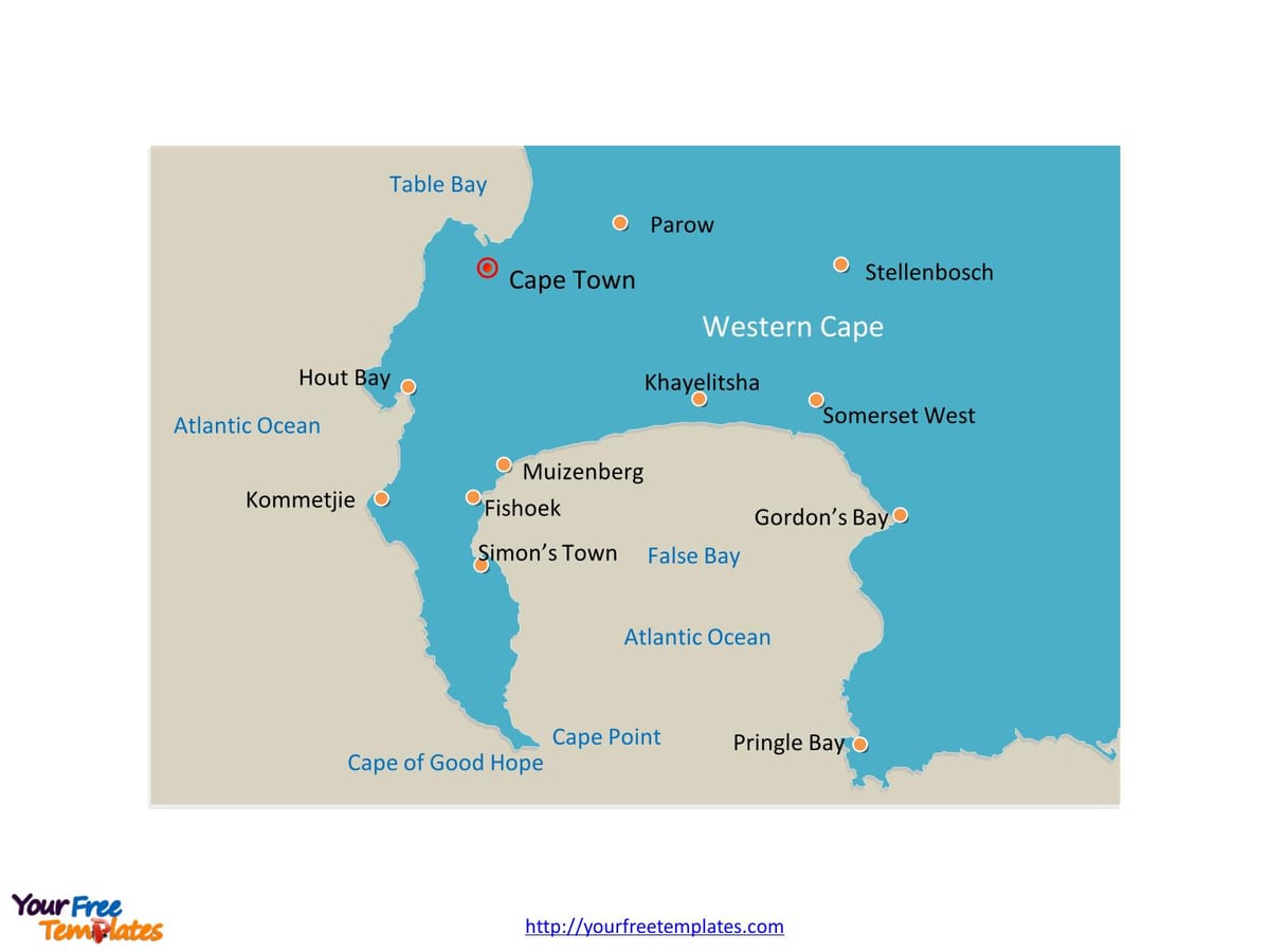 mapa de cabo esperança