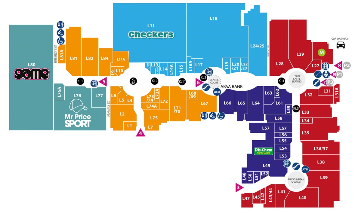 mapa de cabo portão shopping