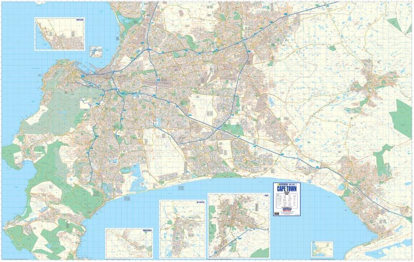 mapa da mapa studio Cidade do Cabo