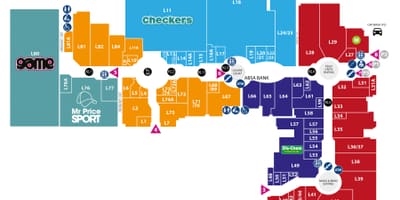 Mapa de cabo portão shopping