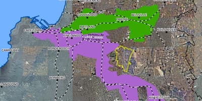 Mapa de goodwood Cidade do Cabo