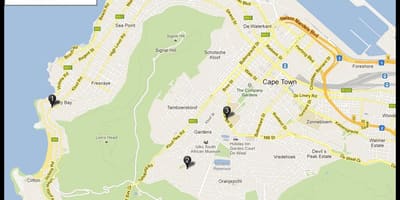 Mapa de Cidade do Cabo kensington