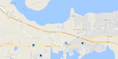 Mapa da cidade de killarney jardins