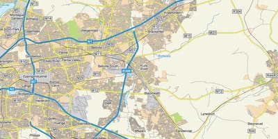 Mapa de kuilsriver Cidade do Cabo
