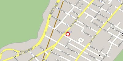 Mapa de sea point em Cidade do Cabo