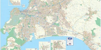 Mapa da mapa studio Cidade do Cabo
