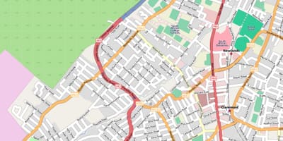 Mapa de newlands Cidade do Cabo