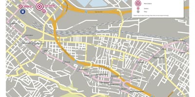 Mapa de salt river Cidade do Cabo